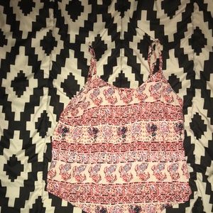 multicolor cute tank